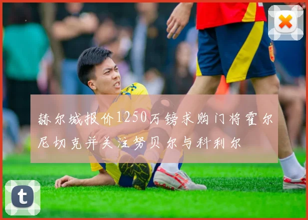 赫尔城报价1250万镑求购门将霍尔尼切克并关注努贝尔与科利尔
